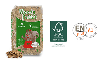 Wooden pellets Woody Pellet 15 kg